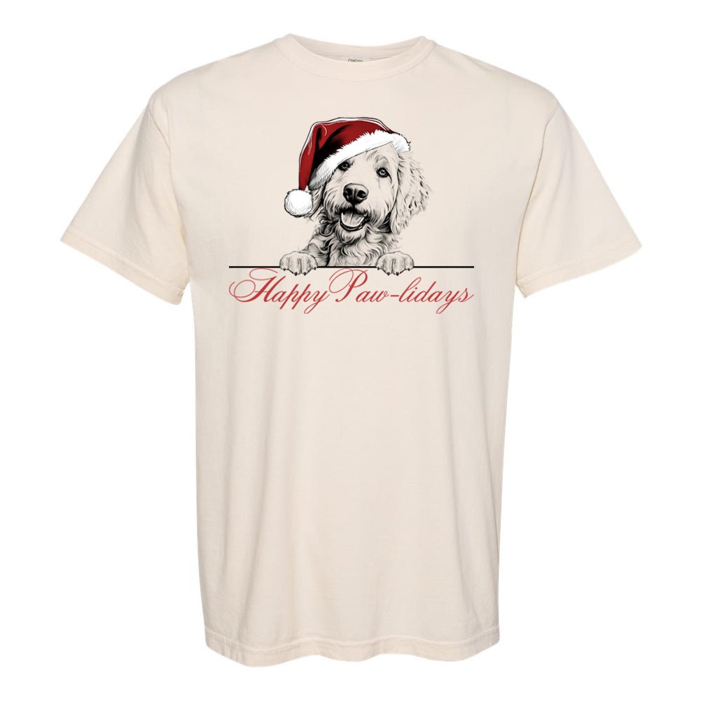 Make It Yours™ 'Happy Paw-lidays' Tee - United Monograms