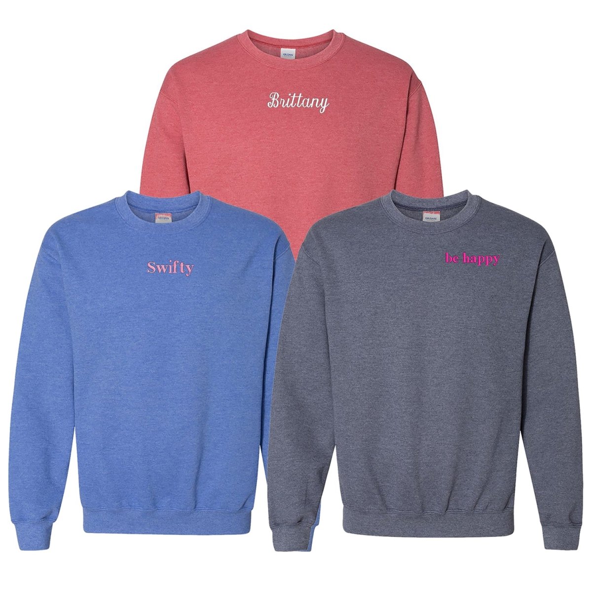 Make It Yours™ Heather Crewneck Sweatshirt - United Monograms