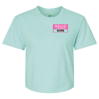 Make It Yours™ 'Hello, I'm Obsessed With...' Comfort Colors Boxy T-Shirt - United Monograms