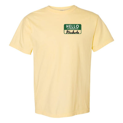 Make It Yours™ 'Hello, I'm Obsessed With...' Comfort Colors T-Shirt - United Monograms