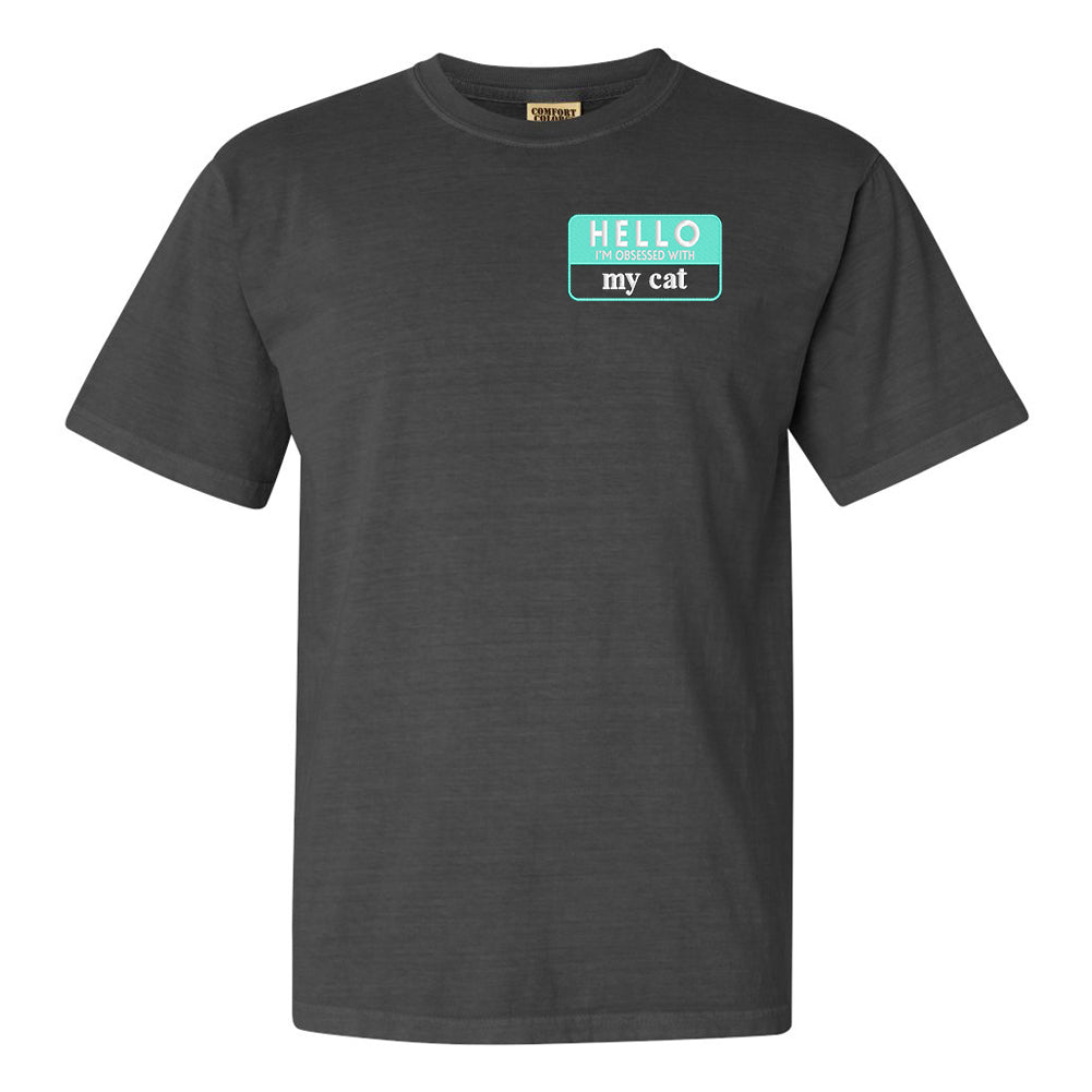 Make It Yours™ 'Hello, I'm Obsessed With...' Comfort Colors T-Shirt - United Monograms