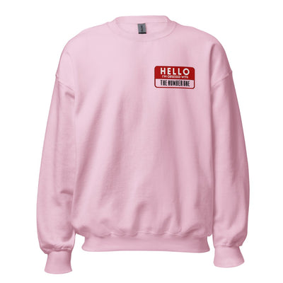 Make It Yours™ 'Hello, I'm Obsessed With...' Crewneck Sweatshirt - United Monograms