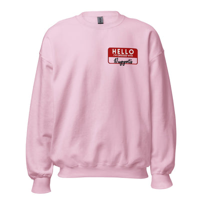 Make It Yours™ 'Hello, I'm Obsessed With...' Crewneck Sweatshirt - United Monograms