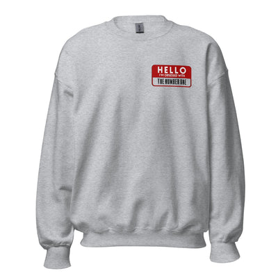 Make It Yours™ 'Hello, I'm Obsessed With...' Crewneck Sweatshirt - United Monograms
