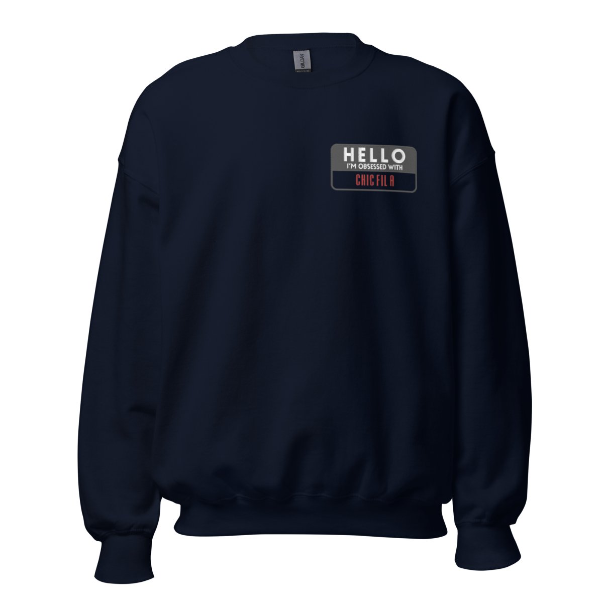 Make It Yours™ 'Hello, I'm Obsessed With...' Crewneck Sweatshirt - United Monograms