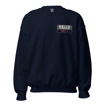 Make It Yours™ 'Hello, I'm Obsessed With...' Crewneck Sweatshirt - United Monograms