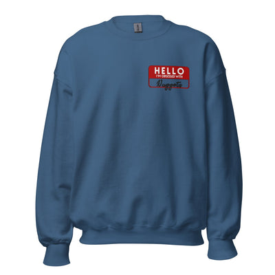 Make It Yours™ 'Hello, I'm Obsessed With...' Crewneck Sweatshirt - United Monograms