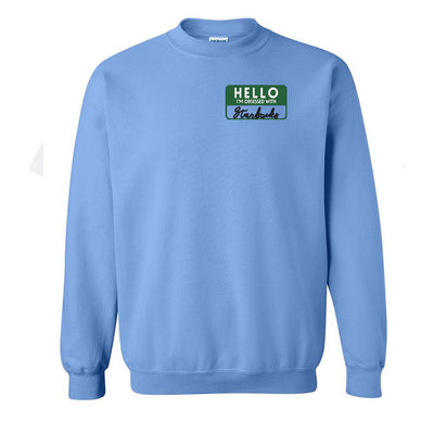 Make It Yours™ 'Hello, I'm Obsessed With...' Crewneck Sweatshirt - United Monograms