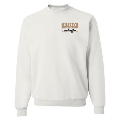 Make It Yours™ 'Hello, I'm Obsessed With...' Crewneck Sweatshirt - United Monograms
