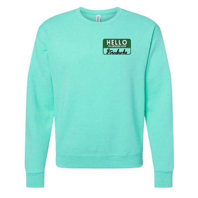 Make It Yours™ 'Hello, I'm Obsessed With...' Crewneck Sweatshirt - United Monograms