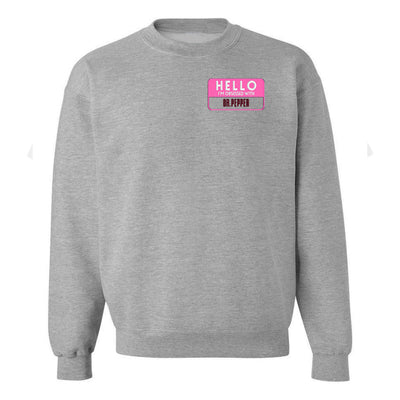Make It Yours™ 'Hello, I'm Obsessed With...' Crewneck Sweatshirt - United Monograms