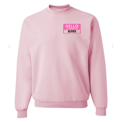 Make It Yours™ 'Hello, I'm Obsessed With...' Crewneck Sweatshirt - United Monograms