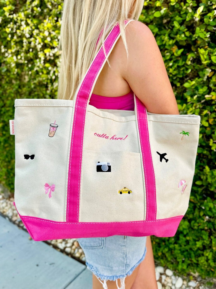 Make It Yours™ Icon Medium Charm Tote – United Monograms