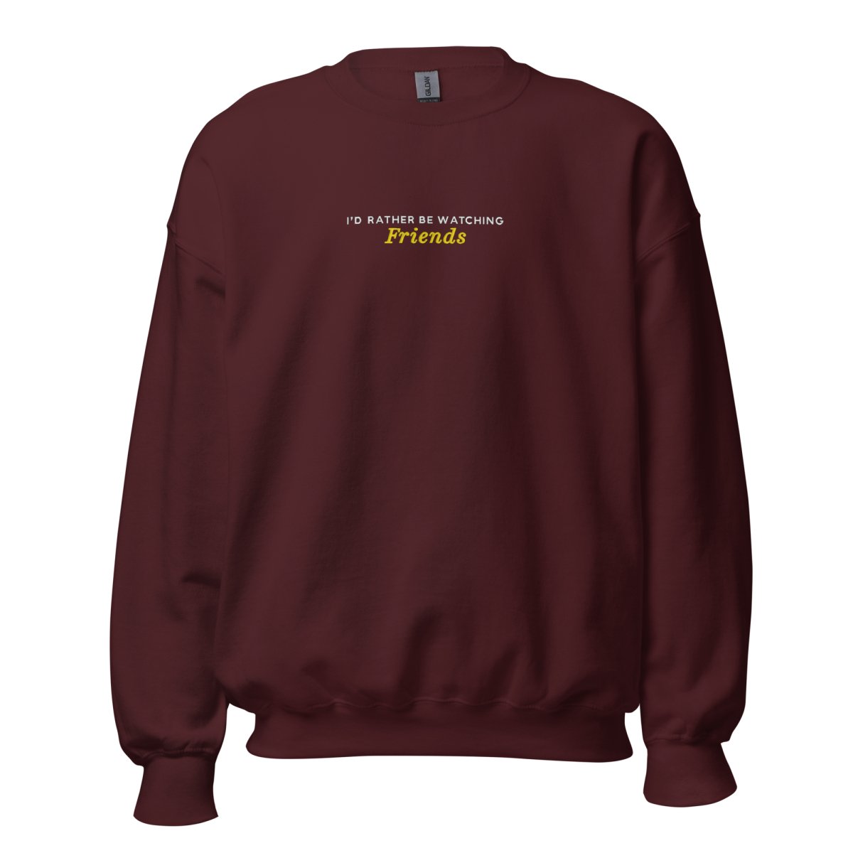 Make It Yours™ 'I'd Rather Be Watching' Crewneck Sweatshirt - United Monograms