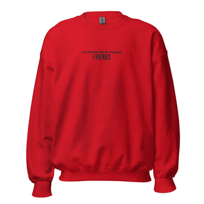 Make It Yours™ 'I'd Rather Be Watching' Crewneck Sweatshirt - United Monograms