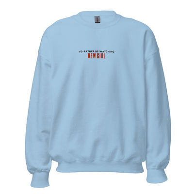 Make It Yours™ 'I'd Rather Be Watching' Crewneck Sweatshirt - United Monograms