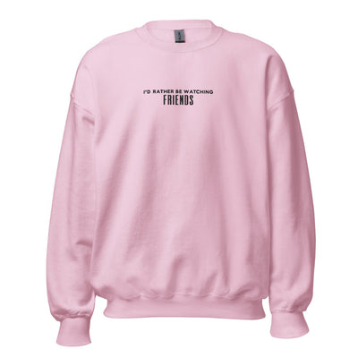 Make It Yours™ 'I'd Rather Be Watching' Crewneck Sweatshirt - United Monograms