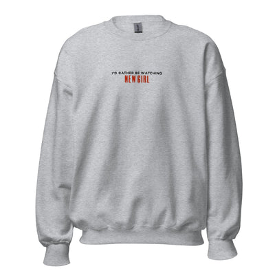 Make It Yours™ 'I'd Rather Be Watching' Crewneck Sweatshirt - United Monograms