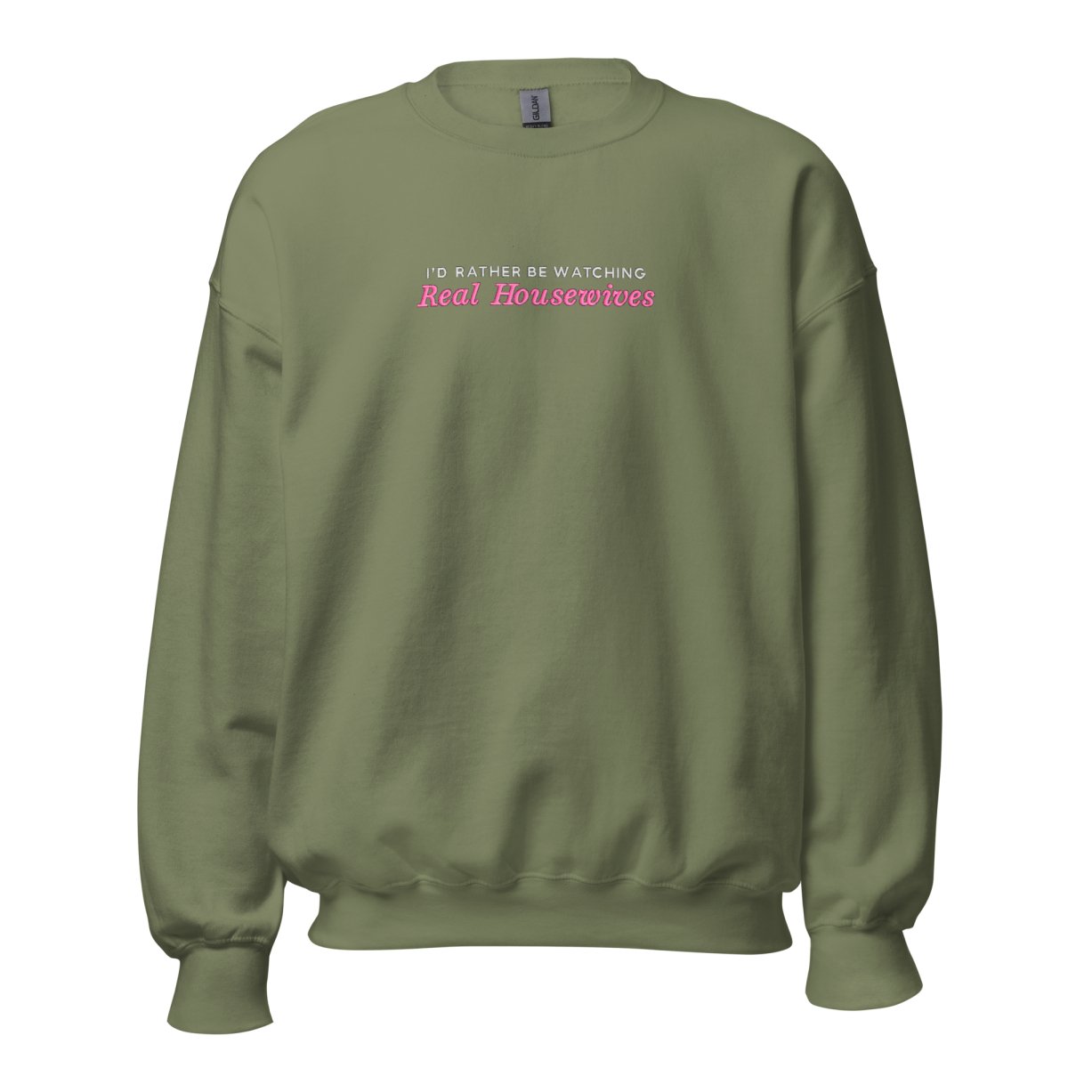 Make It Yours™ 'I'd Rather Be Watching' Crewneck Sweatshirt - United Monograms