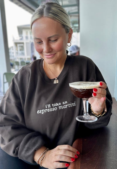 Make It Yours™ 'I'll Just Have' Crewneck Sweatshirt - United Monograms