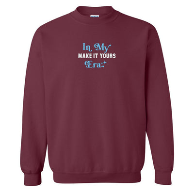 Make It Yours™ 'In My ___ Era' Crewneck Sweatshirt - United Monograms