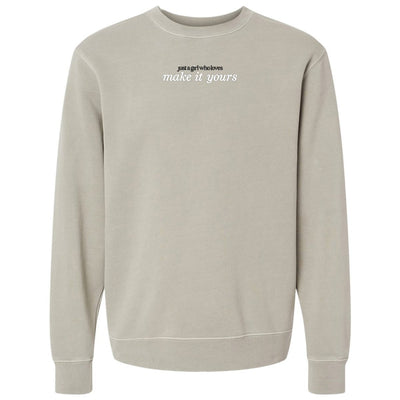 Make It Yours™ 'Just A Girl Who Loves' Cozy Crew - United Monograms