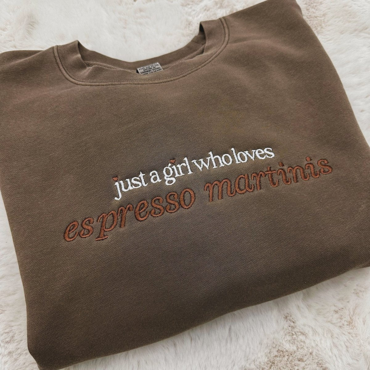 Make It Yours™ 'Just A Girl Who Loves' Cozy Crew - United Monograms