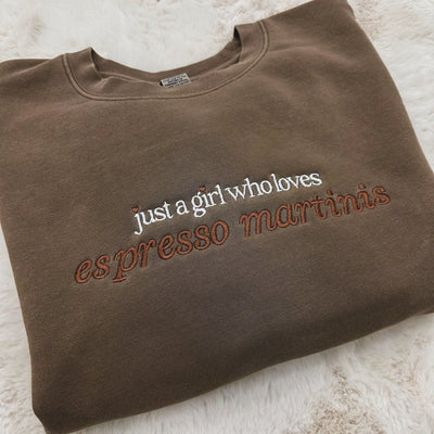 Make It Yours™ 'Just A Girl Who Loves' Cozy Crew - United Monograms