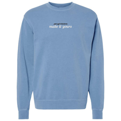 Make It Yours™ 'Just A Girl Who Loves' Cozy Crew - United Monograms