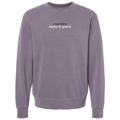 Make It Yours™ 'Just A Girl Who Loves' Cozy Crew - United Monograms