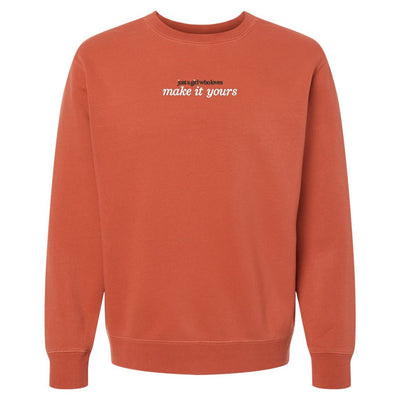 Make It Yours™ 'Just A Girl Who Loves' Cozy Crew - United Monograms