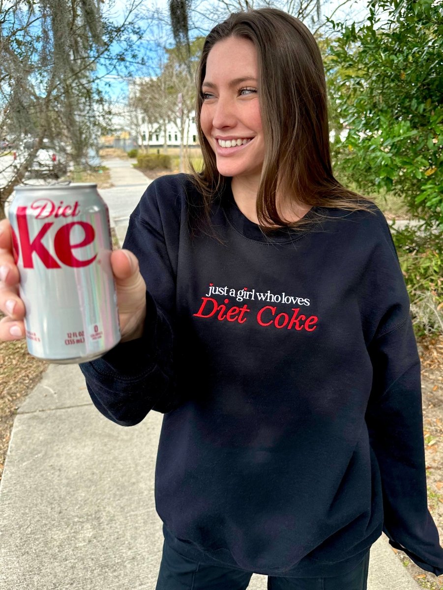 Make It Yours™ 'Just A Girl Who Loves' Crewneck Sweatshirt - United Monograms