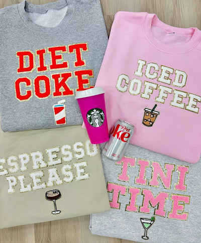 Make It Yours™ Letter Patch Crewneck Sweatshirt - United Monograms