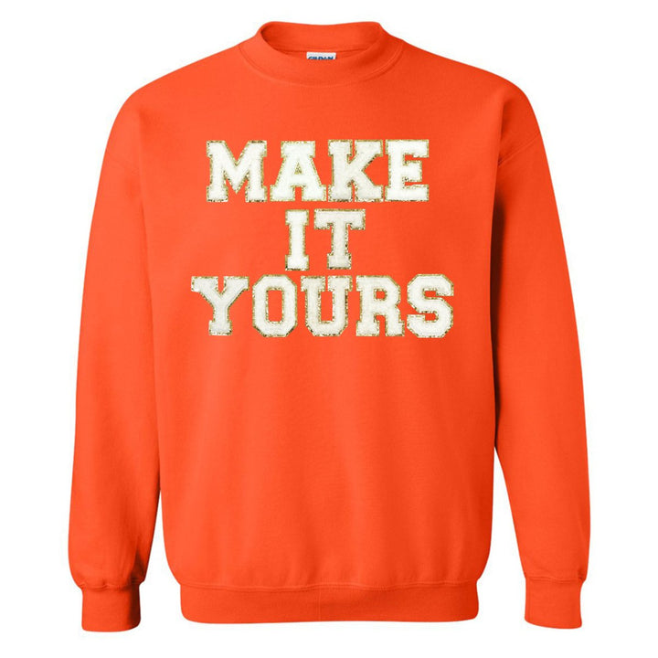 Make It Yours™ Letter Patch Gameday Crewneck Sweatshirt