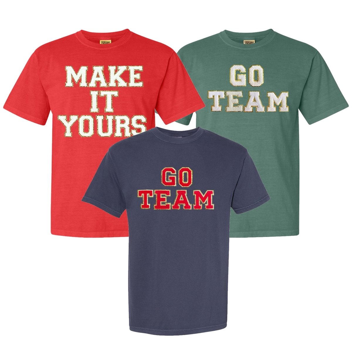 Make It Yours™ Letter Patch Gameday T-Shirt - United Monograms