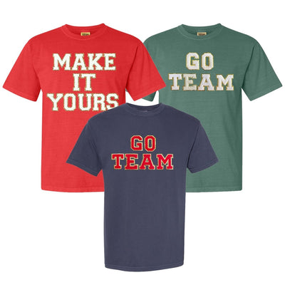 Make It Yours™ Letter Patch Gameday T-Shirt - United Monograms