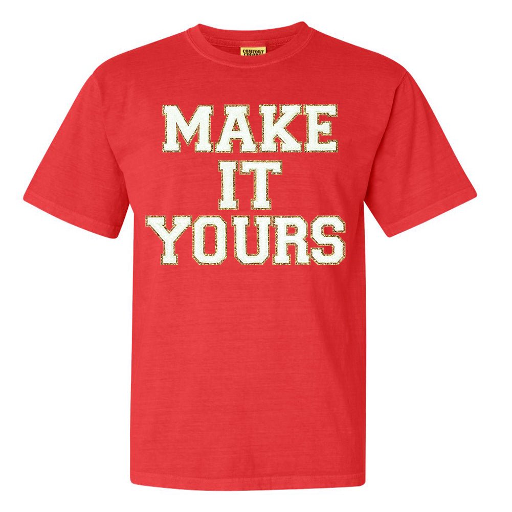 Make It Yours™ Letter Patch Gameday T-Shirt - United Monograms