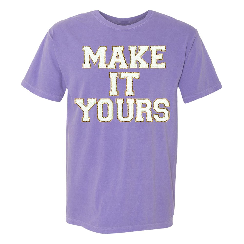 Make It Yours™ Letter Patch Gameday T-Shirt - United Monograms