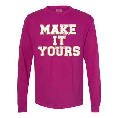 Make It Yours™ Letter Patch Long Sleeve T-Shirt - United Monograms