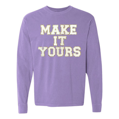 Make It Yours™ Letter Patch Long Sleeve T-Shirt - United Monograms