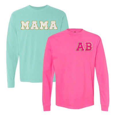Make It Yours™ Letter Patch Long Sleeve T-Shirt - United Monograms