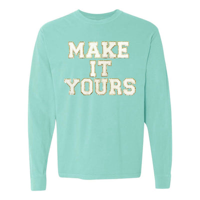 Make It Yours™ Letter Patch Long Sleeve T-Shirt - United Monograms