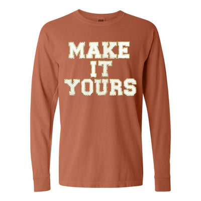 Make It Yours™ Letter Patch Long Sleeve T-Shirt - United Monograms
