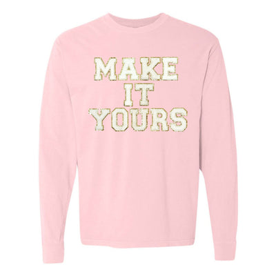 Make It Yours™ Letter Patch Long Sleeve T-Shirt - United Monograms