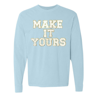 Make It Yours™ Letter Patch Long Sleeve T-Shirt - United Monograms