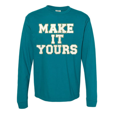 Make It Yours™ Letter Patch Long Sleeve T-Shirt - United Monograms