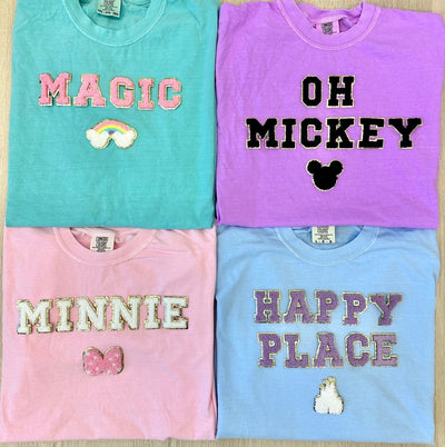 Make It Yours™ Letter Patch Neon T-Shirt - United Monograms