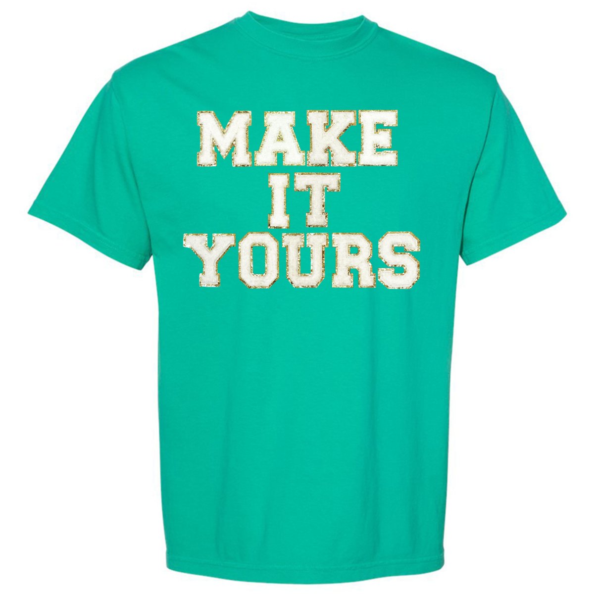 Make It Yours™ Letter Patch Neon T-Shirt - United Monograms