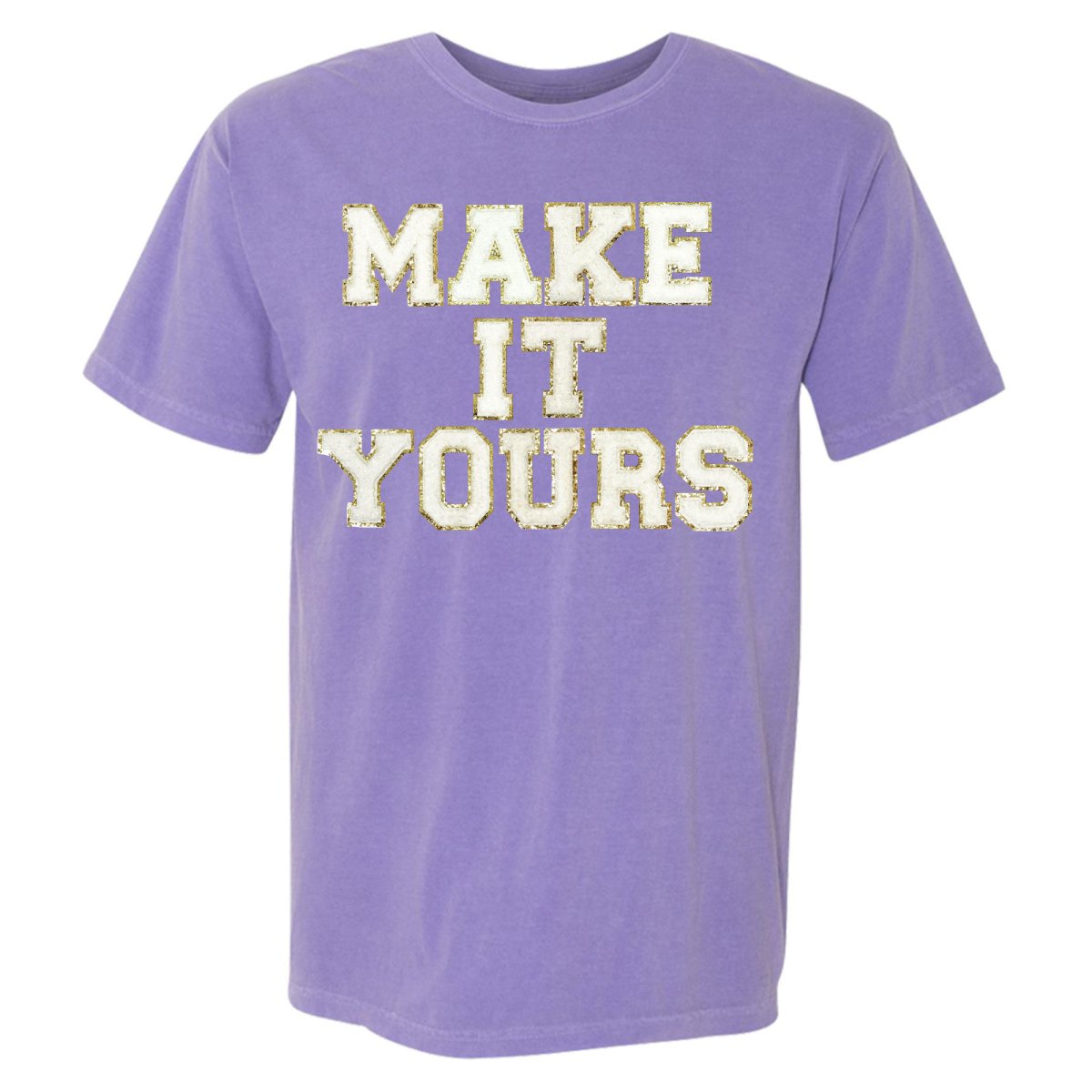 Make It Yours™ Letter Patch T-Shirt - United Monograms