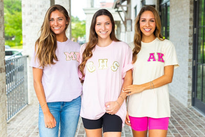 Make It Yours™ Letter Patch T-Shirt - United Monograms